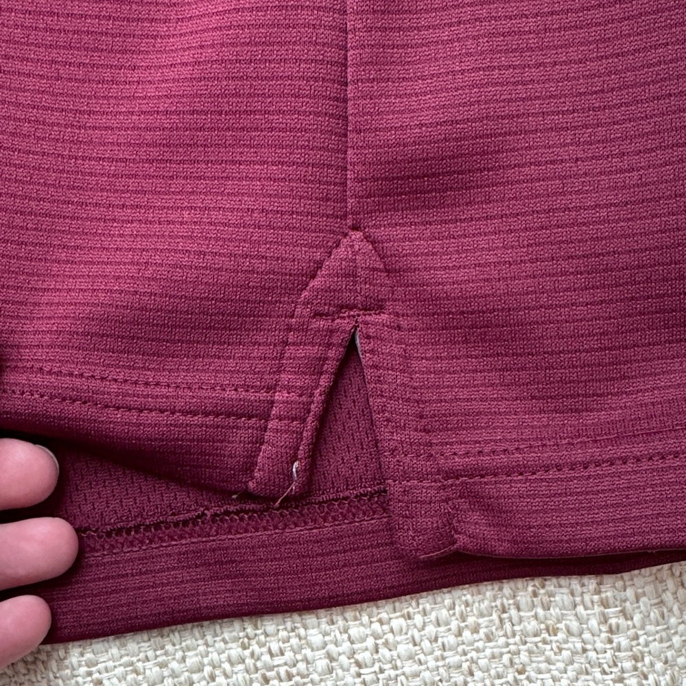 Under Armour Men's Tech Golf Polo Maroon, Size Medium - Picture 14 of 15
